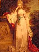 Sir Joshua Reynolds Portrait of Anne Montgomery  wife of 1st Marquess Townshend oil on canvas